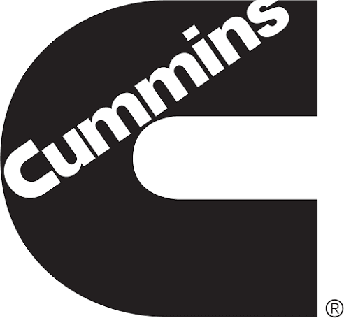 Logo de Cummins, marca con la que trabaja Pironio Tractores