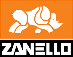 Logo de Zanello, marca con la que trabaja Pironio Tractores